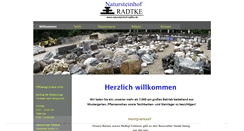 Desktop Screenshot of natursteinhof-radtke.de